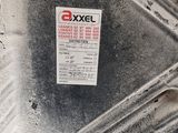 an image of a close up of a piece of metal with a sticker on it