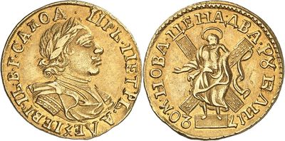 an image of a gold coin with a woman on it