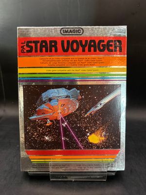une photo montrant une boîte de jouets « Star Voyager » posée sur une table