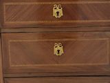 an image of a marble top chest of drawers