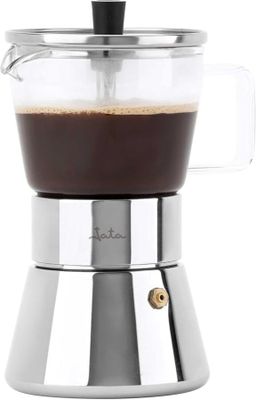 une image représentant une cafetière contenant une tasse de café