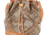 Sac seau Louis Vuitton en toile Monogram et cuir