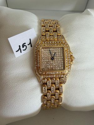 Montre de Dame en or Jaune, signée - CARTIER - PANTHERE de C…