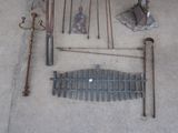 a lot of tools that are laying out on the floor