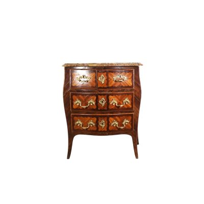une image d'une commode avec un plateau en marbre