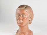 an image of a bust of a woman on a white background