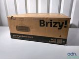 the box is open on the table with the lid open