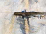 une image représentant un tableau où l'on voit un avion volant dans le ciel