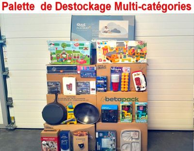un tas d'objets divers posés sur un carton
