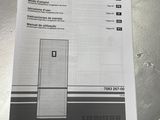 a sheet of paper that has a picture of a refrigerator on it