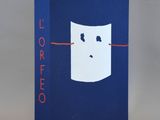 une image représentant un livre bleu sur lequel figure un visage blanc