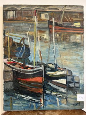 B. Davy HST SBD, bateau à quai 65x51