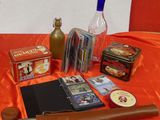 many items that are sitting on a table together