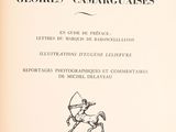 an old book with a picture of a man on a horse