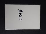 a picture of a white card with the word wist written on it