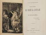 un vieux livre avec l'image d'une femme
