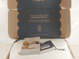 the box is open to show the contents of the package