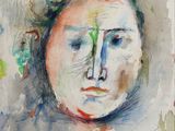 une image représentant un tableau montrant le visage d'une femme avec des fleurs dans les cheveux