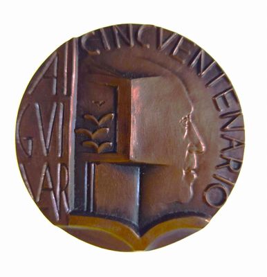 MEDAILLE - Cinquantenaire des Editions espagnoles Aguilar, 1…