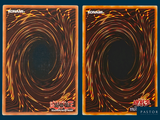two cards with a picture of a spiral design on them