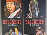 three books of the spanish novels del gatto and del gatto are on display