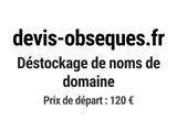 devis obseques fr desstockage de nons de domaine