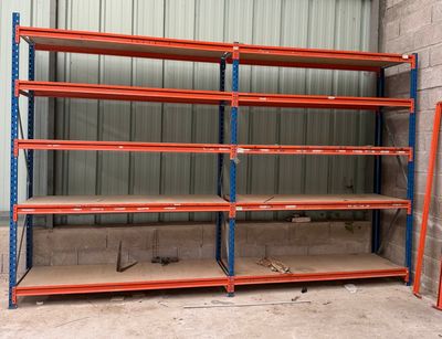 a shelf that has a lot of shelves on it