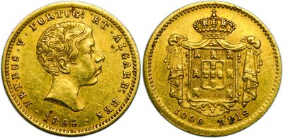 an image of a gold sovereign coin with a crown on it