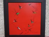 an image of a picture of birds flying in a circle