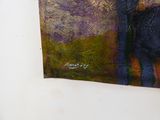 a picture of a painting on the wall of a room