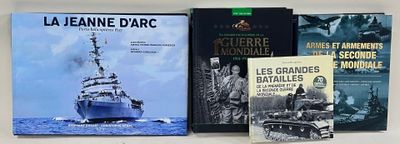many books that are on the table together