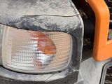 a close up of the front end of a truck