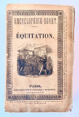 un vieux livre avec une image de train sur la couverture