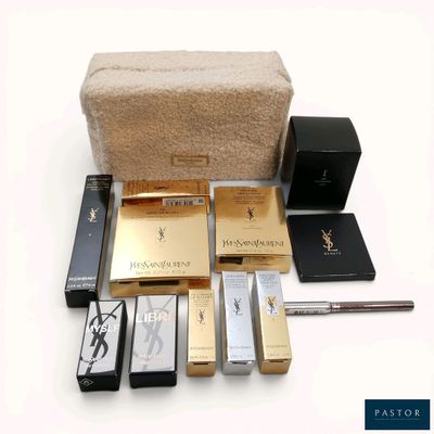 a picture of a box of makeup and other beauty products