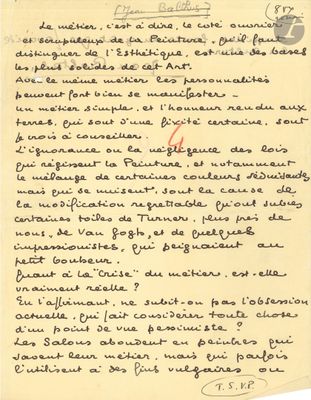 a handwritten letter written in german on a piece of paper