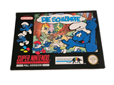 an image of a game box with a smurf on it