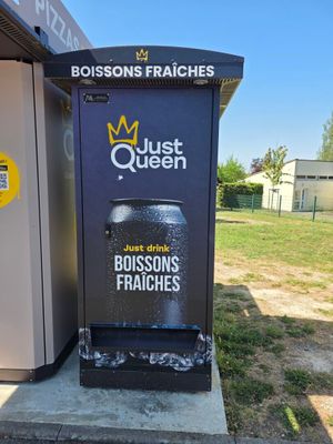 une poubelle qui se trouve à côté d'une autre poubelle