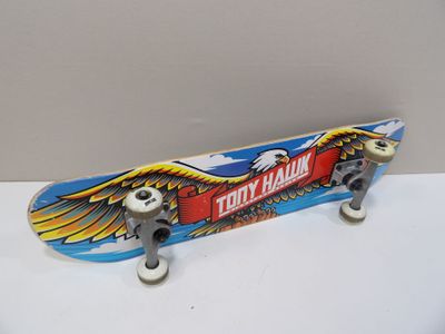 a skateboard that is sitting on a table