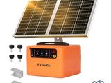 une image d'un appareil fonctionnant à l'énergie solaire, surmonté d'un panneau solaire