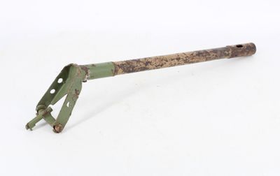 an old, rusty, rusty, and rusted metal pipe cutter on a white surface