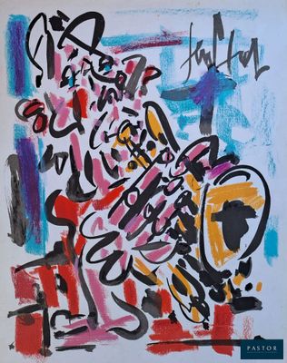 une image représentant un tableau où l'on voit un homme jouant du saxophone