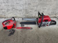 2 tronçonneuses IKRA MOGATEC PKS3835 et HOMELITE TEXTRON - non testées