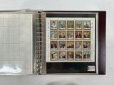 a picture of a book with a bunch of stamps on it