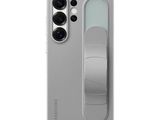 a close up of a cell phone with a camera attached to it