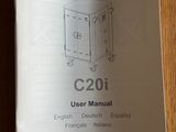 the manual for the user manual is on the table