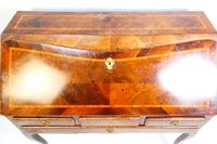 Secrétaire à abattant d'époque Louis XV en bois de placage s… (photo 2)
