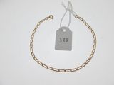 a close up of a chain with a price tag attached to it