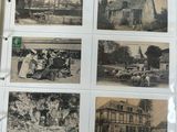 a book with pictures of people and buildings on it