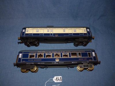 AS O : Deux voitures CIWL en état proche du neuf (vraisembla…