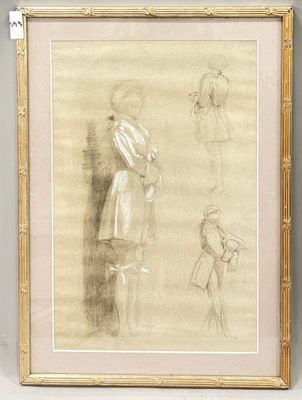 deux dessins d'un homme et d'une femme se tenant l'un à côté de l'autre